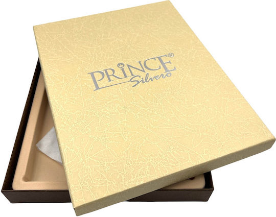 Versilberte Ikone der Jungfrau Maria Die Offenbarte 18x22cm Prince Silvero Ma/e1150bx