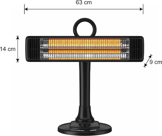 Hausberg Heizung Kohlenstoff 1000W