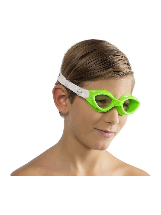CressiSub Crab Swimming Goggles Kids with Anti-fog Lenses Transparent
