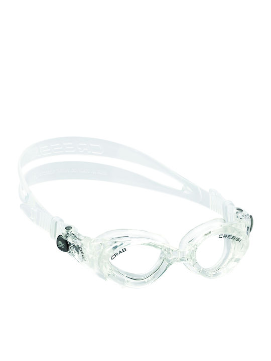 CressiSub Crab Swimming Goggles Kids with Anti-fog Lenses Green