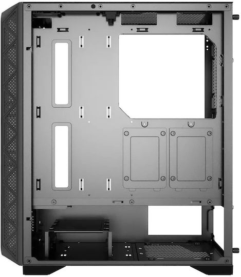 Gembird M200 Gaming Midi Tower Computer Case with Side Window Black