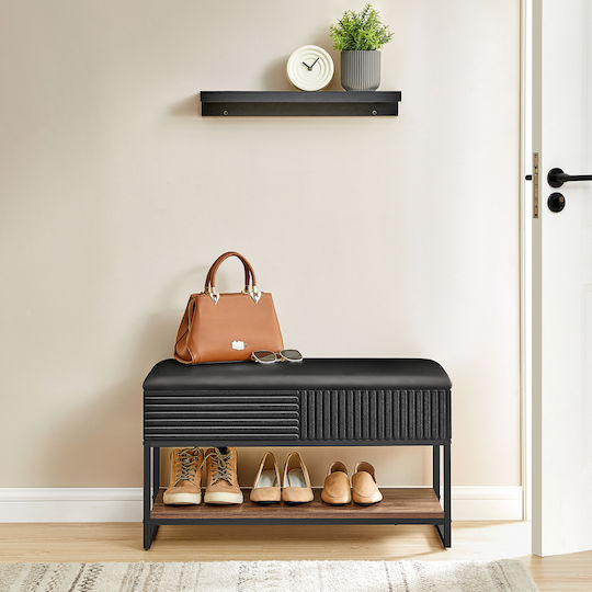 Eingangsmöbel mit Schuhschrank & Bank 80x35x46cm