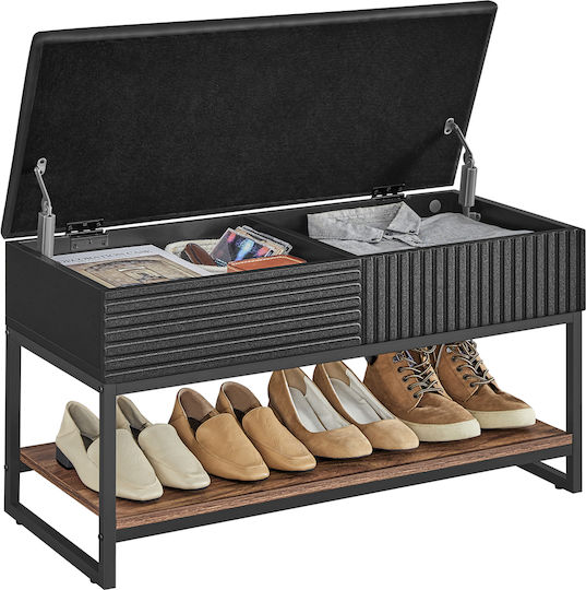 Eingangsmöbel mit Schuhschrank & Bank 80x35x46cm