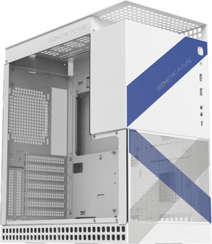 Geometric Future M4 Lancelot Gaming Middle Tower Carcasă PC cu Deschidere Laterală Albă