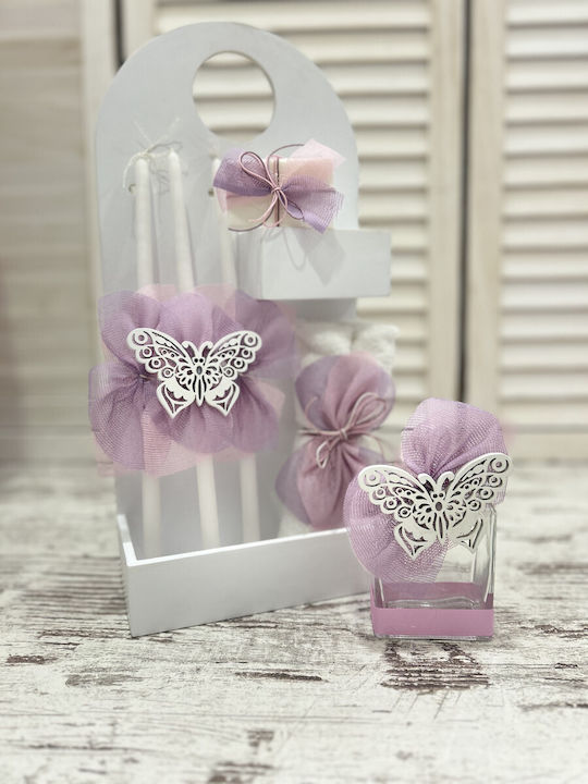 Makis Tselios Fashion Set De Botez Cu Temă Fluture Makis Tselios Fashion Set De Botez Cu Temă Fluture
