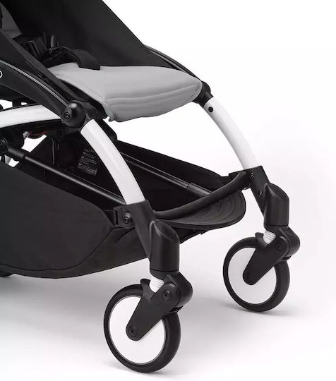 Stokke YOYO³ Cărucior pentru Bebeluși Potrivit de la 6+ Luni Frame Colour White / pack Ginger 6.2kg