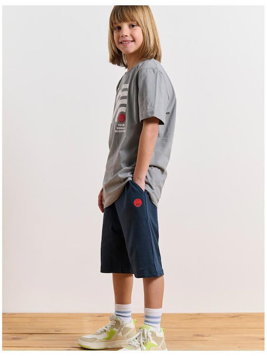 BodyTalk Kids Set with Shorts Steel 2 Pieces
