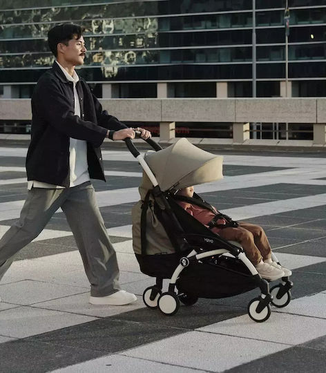Stokke YOYO³ Baby Stroller Suitable from 6+ Months Frame Colour Black / Pack Bonpoint Beige 6.2kg