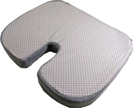 Anatomic Seat Cushion Bamboo Fibers Gray