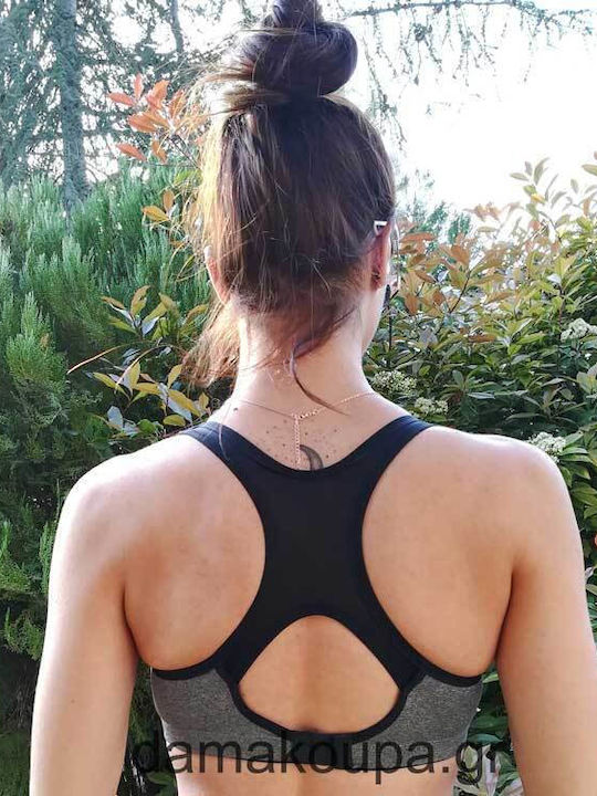 Sutien Sport Gri Fără Underwire