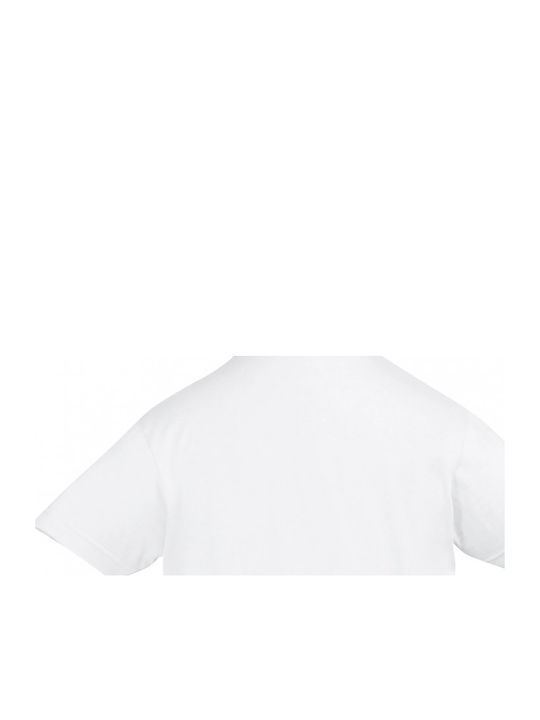 Bluza Pentru Copii Cu Mâneci Scurte Albă