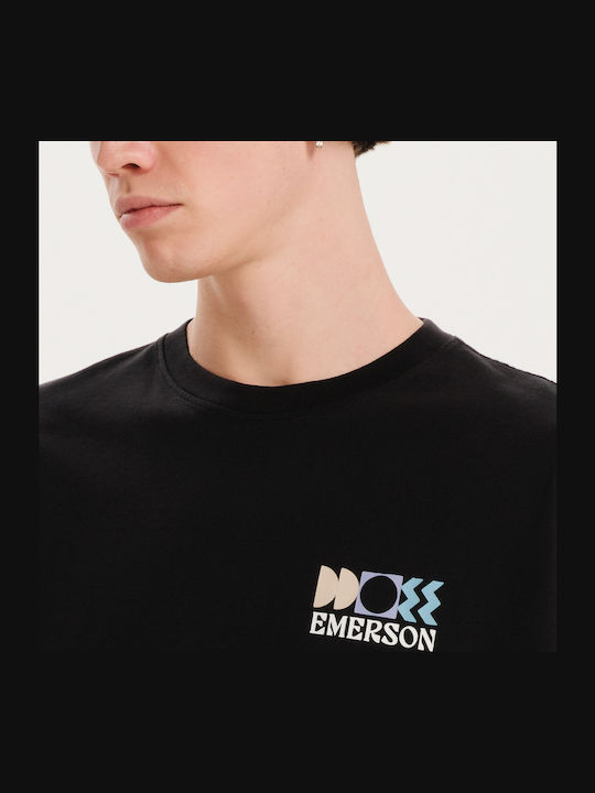 T-shirt Μαύρο