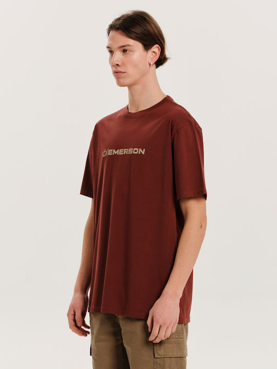 Emerson Emrsn T-shirt Burgundy