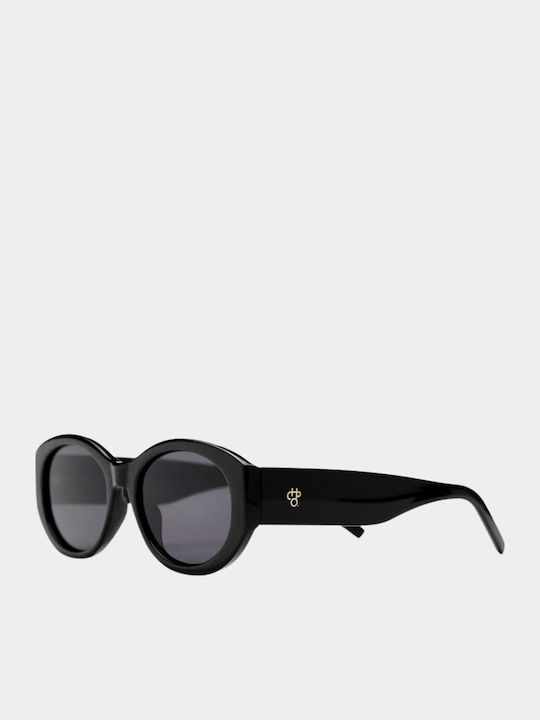 Chpo Women's Sunglasses with Black Plastic Frame and Gray Lens 16135AA