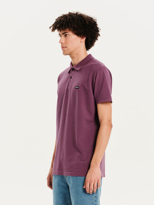 Emerson Polo Blouse Purple