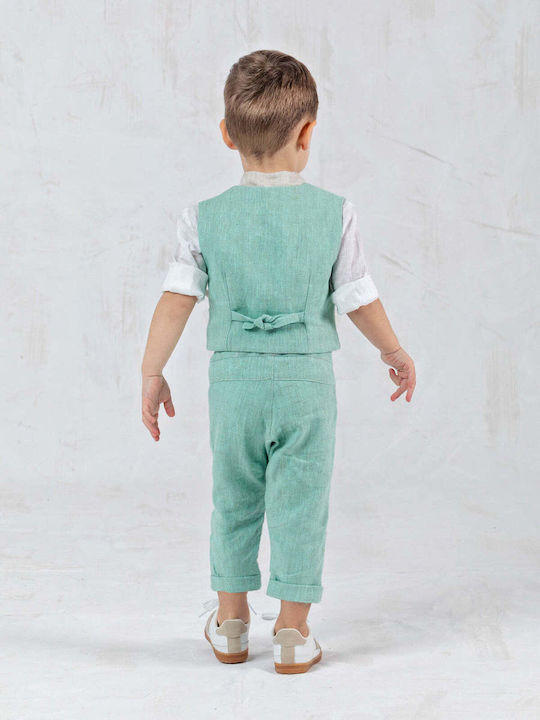 Kids' Set with Pants Summer 5pcs Green