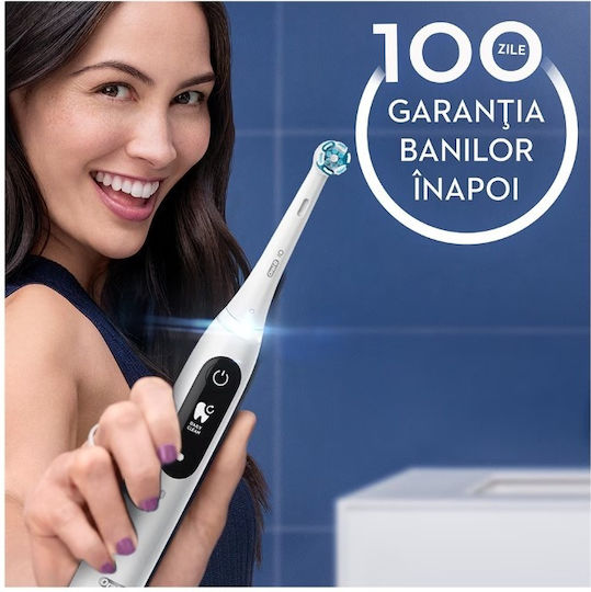 Oral-B Io Series 7 Electric Toothbrush with Pressure Sensor and Travel Case White