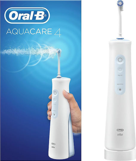 Oral-B Aquacare 4 Oxyjet Water Flosser Λευκό