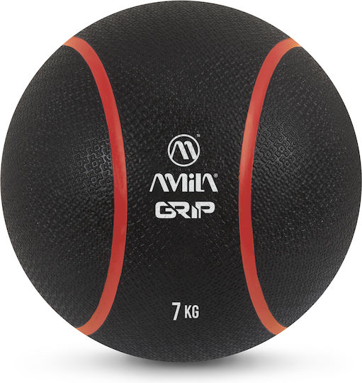 AMILA Ball Medizin 19cm , 7kg in Schwarz Farbe