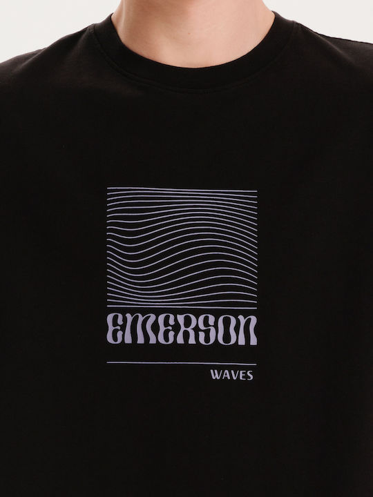 T-shirt Μαύρο