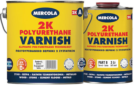 Mercola Polyurethan 2-Komponenten Auf Lösemittelbasis Farblos Matt 1Es