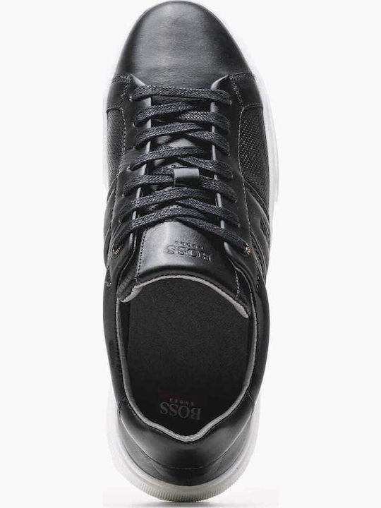 Herren Sneakers Black Leather