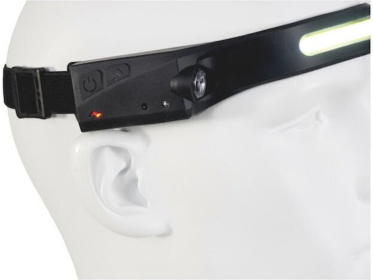 Wurth Rechargeable Headlamp LED IPX4 with Maximum Brightness 350lm