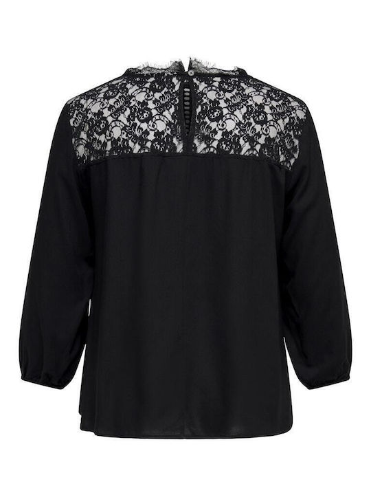 Women's Blouse Long Sleeve Black