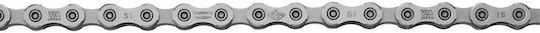 Shimano CN-LG500 Αλυσίδα Ποδηλάτου 10 / 11 / 9 Ταχυτήτων 126L Ασημί