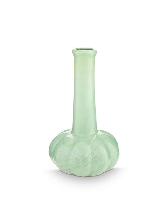 Set/3 Vaze Mici din Sticlă Verde Pip Studio 8cm X 13cm 7cm X 13cm 7cm X 16cm