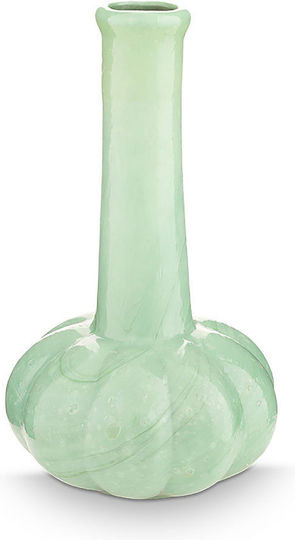 Set/3 Vaze Mici din Sticlă Verde Pip Studio 8cm X 13cm 7cm X 13cm 7cm X 16cm