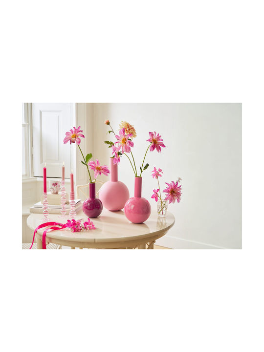 Pip Studio Metallvase Mattrosa 24,5 cm x 42 cm