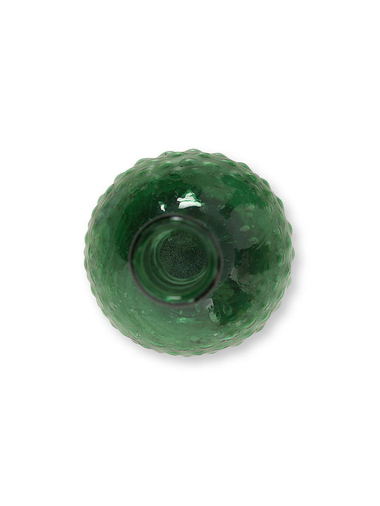 Set/3 Vaze Mici din Sticlă Verde Pip Studio 8cm X 13cm 7cm X 13cm 7cm X 16cm