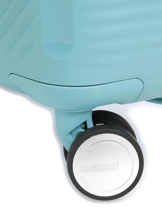 American Tourister Soundbox Spinner Medium Hard Suitcase Turquoise With 4 Wheels Height 67cm