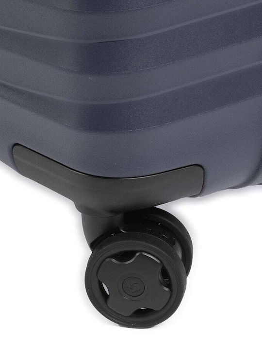 Samsonite Spinner Mare Valiză De Călătorie Tough Albastră Cu 4 Roți Înălțime 81 Cm