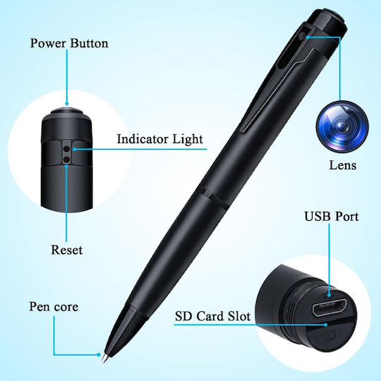 Full Hd 1080p Spy Camera Hidden Camera Video Photo Recording Long Battery Life