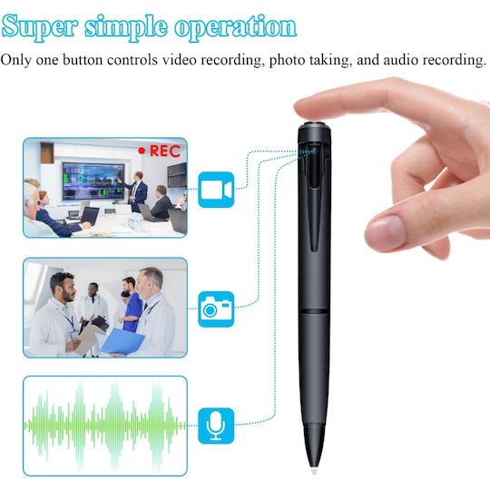 Full Hd 1080p Spy Camera Hidden Camera Video Photo Recording Long Battery Life