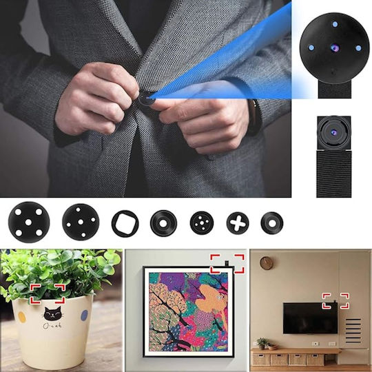 Hidden Nature Spy Camera Wifi Full Hd Motion Sensor App Notifications 2500mah Battery 4h Battery Life
