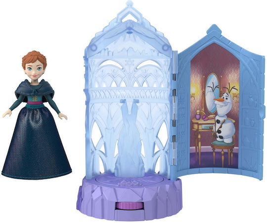 Mattel Frozen Ice Castle Spin Surprise Mini Doll Puppe für 3+ Jahre alt+ Jahre (Verschiedene Designs/Sortimente von Designs) 1 Stk
