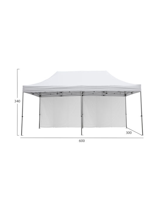 HomeMarkt Πτυσσόμενο Κιόσκι Κήπου Cressen 3x6m HomeMarkt Πτυσσόμενο Κιόσκι Κήπου Cressen 3x6m