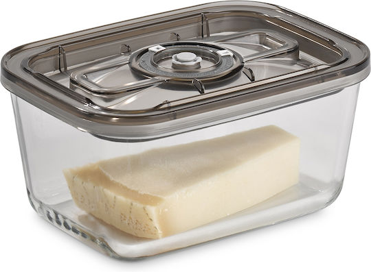Caso Lunchbox Silikon Transparent Geeignet für die Mikrowelle 1500ml 1Stück
