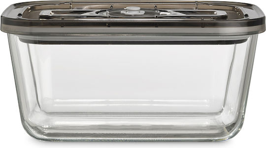 Caso Lunchbox Silikon Transparent Geeignet für die Mikrowelle 1500ml 1Stück
