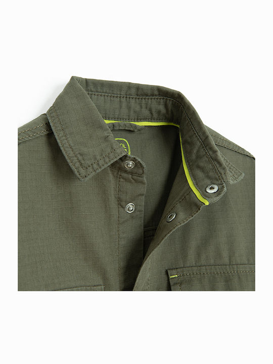 Kids Shirt Long Sleeve Green