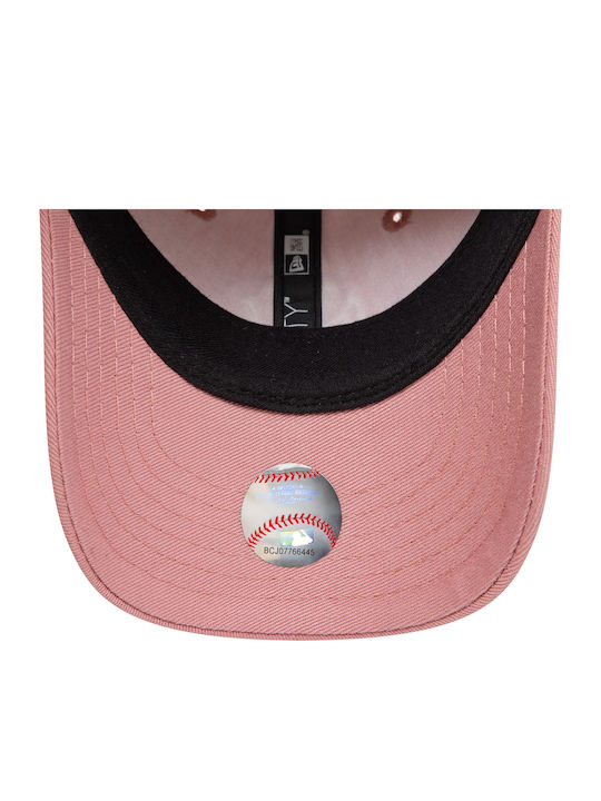 New Era Παιδικό Καπέλο Jockey Υφασμάτινο New Era League Essential New York Yankees 9FORTY Ροζ