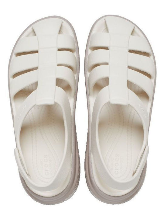 Stomp Fisherman Women's Flat Sandals in Beige Color