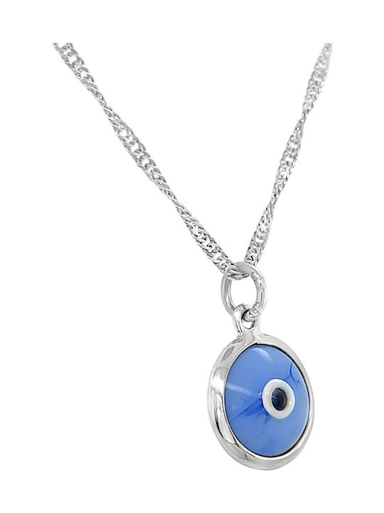 Xryseio Anhänger Kinder Amulett aus Weißgold 14K MT10354