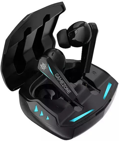 Tracer GameZone T7 PRO In ear Bluetooth хендсфри Слушалки с Устойчивост на Пот и Кутийка за Зареждане Черен