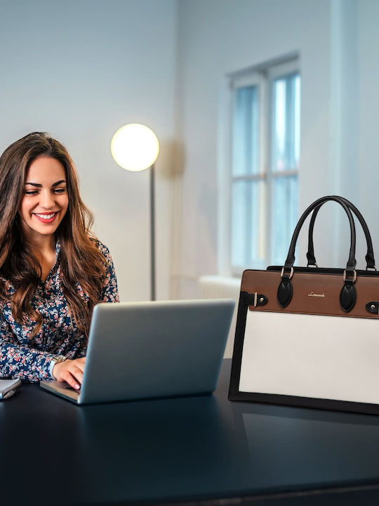 Lovevook Τσάντα Ώμου / Χειρός για Laptop 15.6" beige/brown WB3183