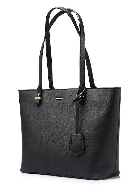 Set Women's Bag Shopper Shoulder Black