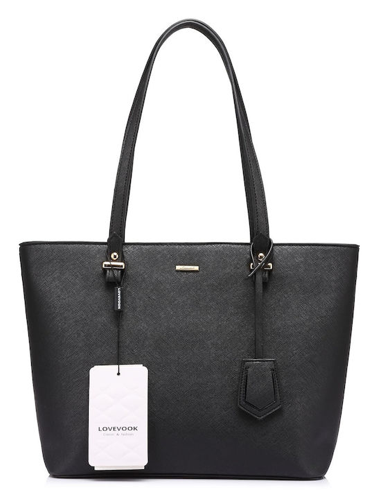 Set Women's Bag Shopper Shoulder Black